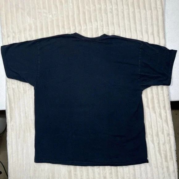 Wester Bull Vintage Faded Distressed XL Black Brown Graphic Short Sleeve T-Shirt - Picture 5 of 7